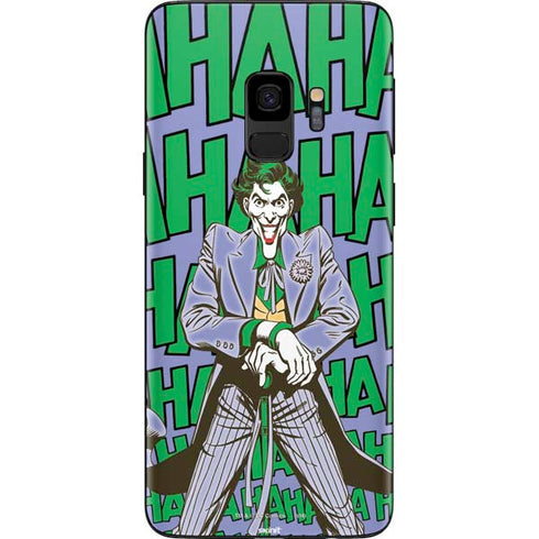 DC Comics The Joker Vintage pose pattern Galaxy S9 Skin